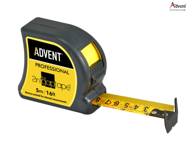 Advent 2-In-1 Double Sided Gap Pocket Tape 5m/16ft (Width 25mm)