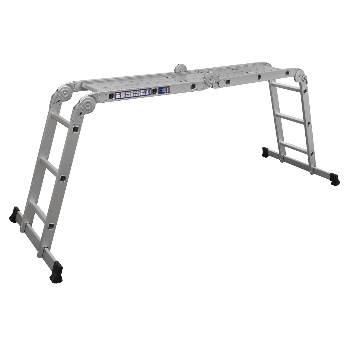 Sealey Aluminium Folding Platform Ladder 4-Way EN 131