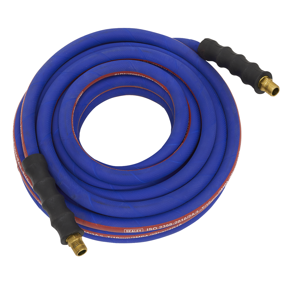 Sealey Air Hose 15m x Ø13mm with 1/2"BSP Unions Extra-Heavy-Duty