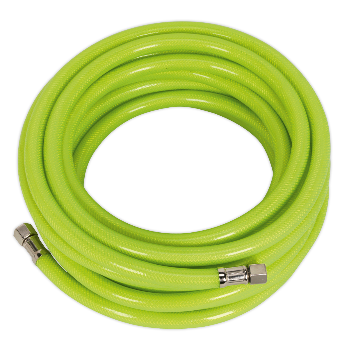 Sealey Air Hose High-Visibility 10m x Ø8mm with 1/4"BSP Unions