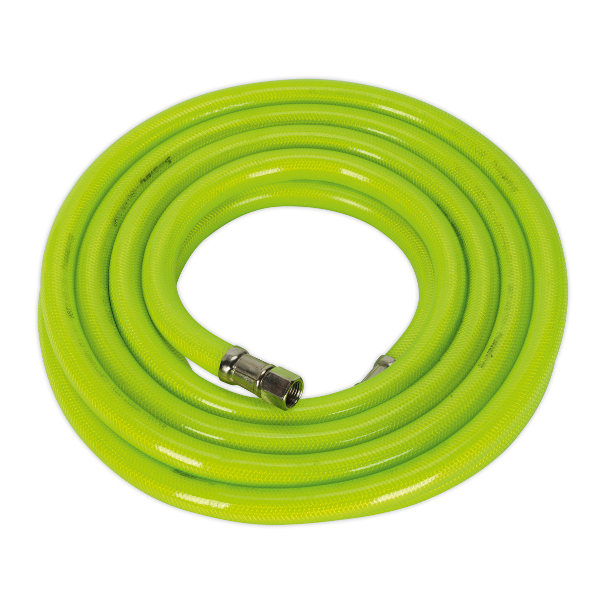 Sealey Air Hose High-Visibility 5m x Ø10mm with 1/4"BSP Unions