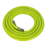 Sealey Air Hose High-Visibility 5m x Ø8mm with 1/4"BSP Unions