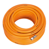 Sealey Air Hose 20m x Ø8mm Hybrid High-Visibility with 1/4"BSP Unions