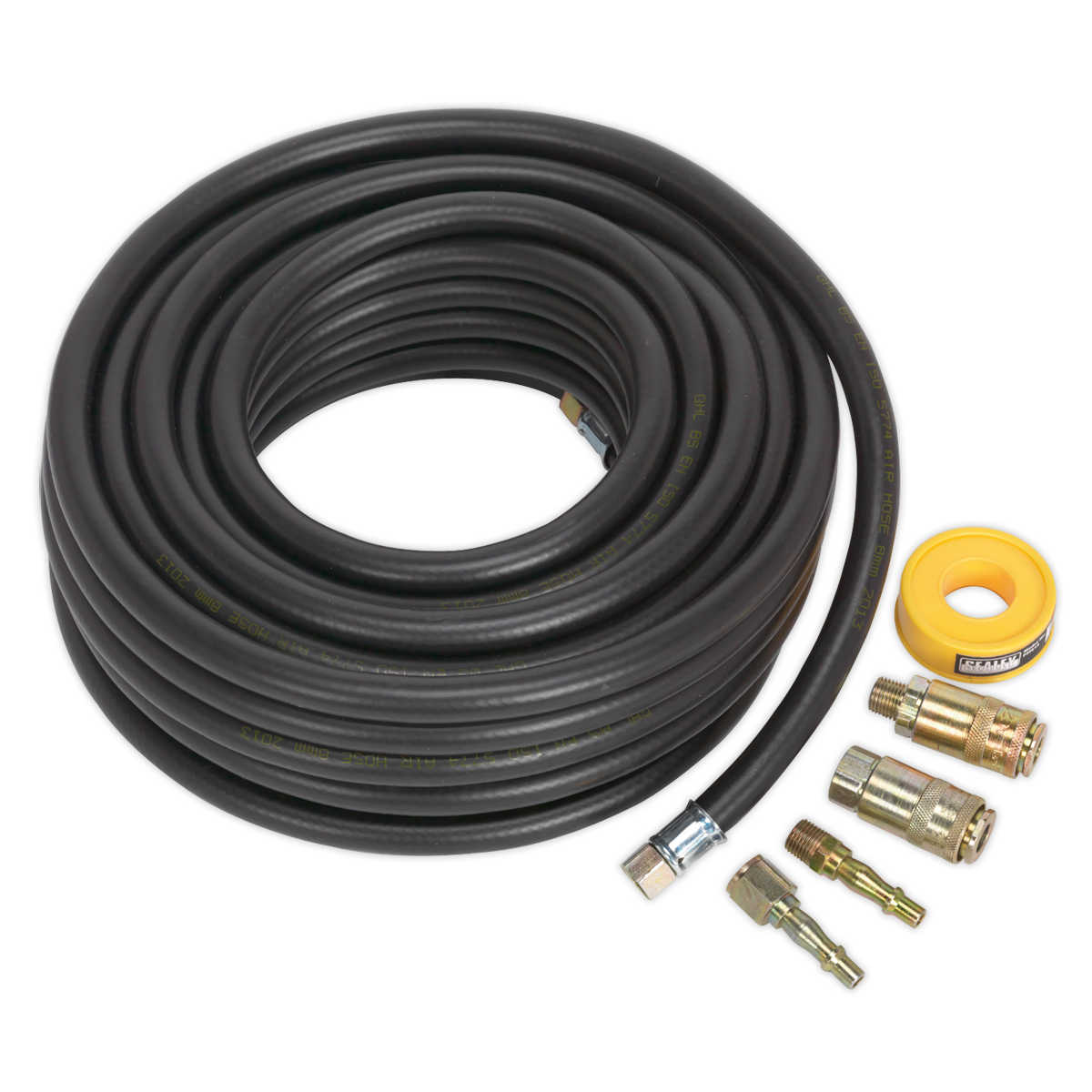 Sealey Air Hose Kit 15m x Ø8mm with Connectors