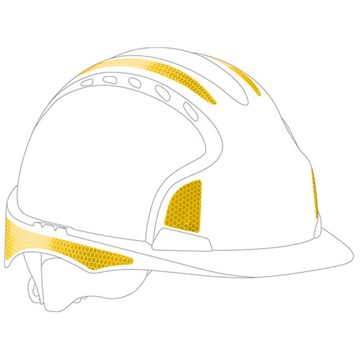 JSP EVO3 Reflective CR2 Decal Kit for EVO2/3 (10 Pack)