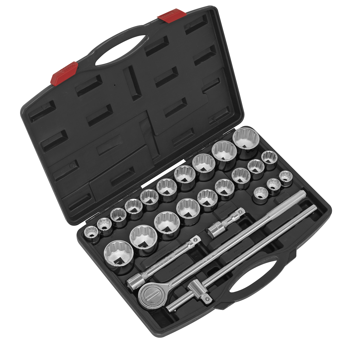 Sealey Socket Set 26pc 3/4"Sq Drive 12-point WallDrive® AK2582