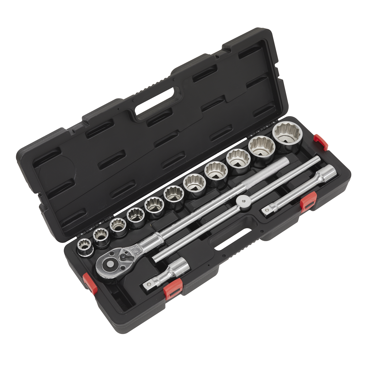 Sealey Socket Set 3/4"Sq Drive 12-point WallDrive® 15pc Metric