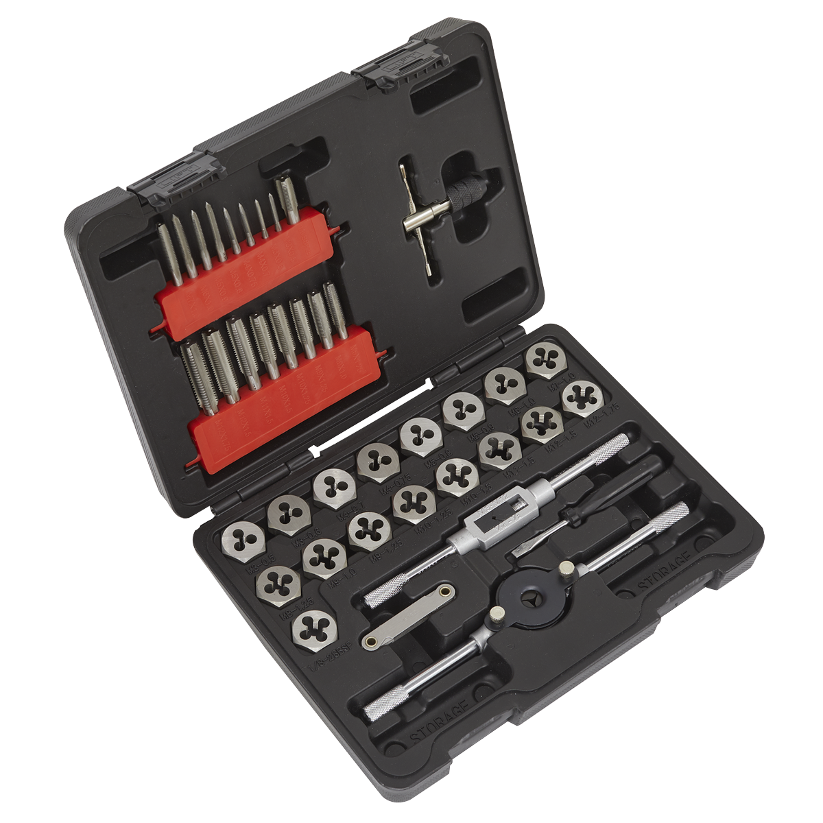 Sealey Tap & Hex Die Set 39pc - Metric