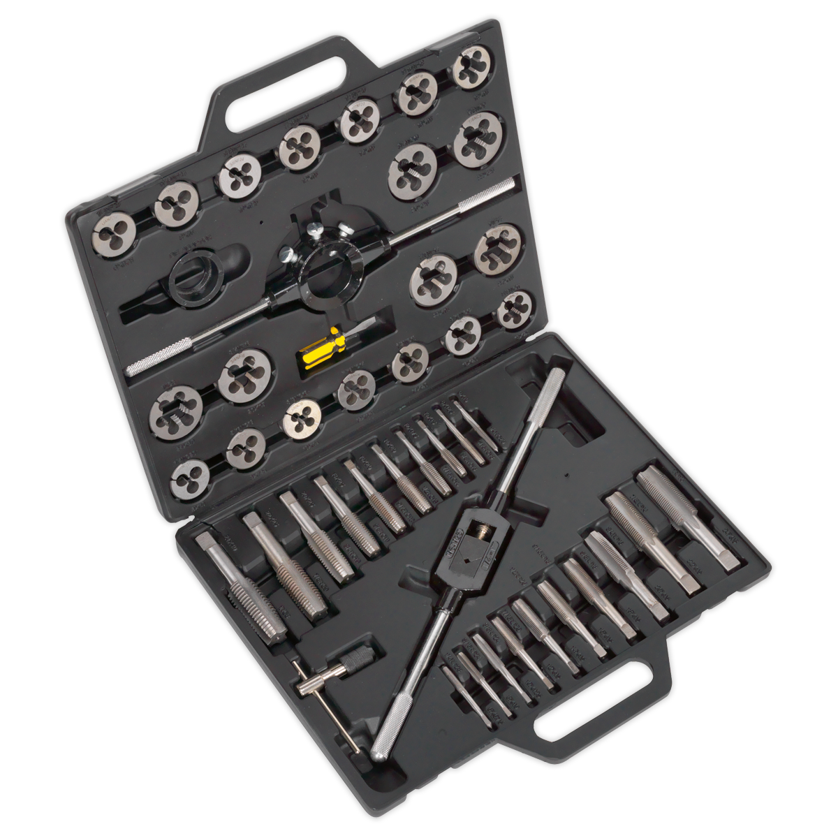 Sealey Tap & Die Set 45pc Split Dies Imperial