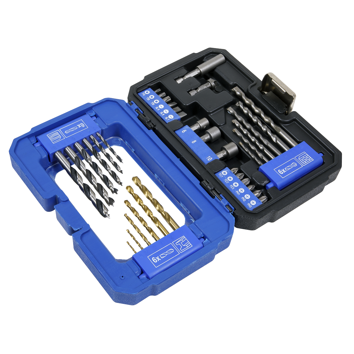 Sealey Drill & Bit Accessory Set 35pc