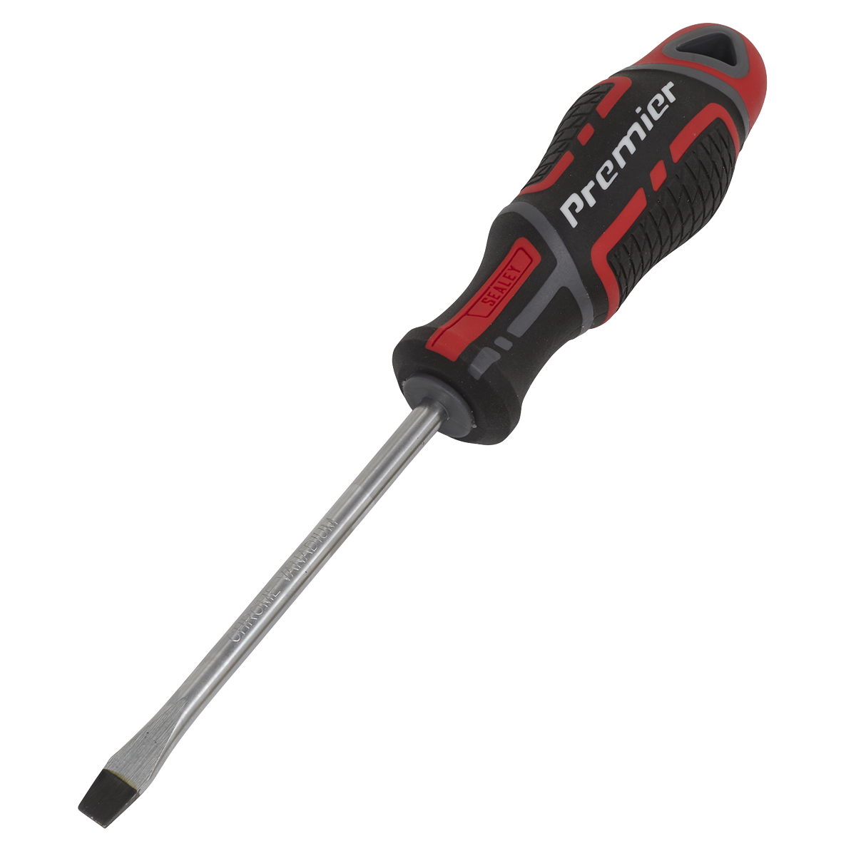 Sealey Screwdriver Slotted 6 x 100mm GripMAX®