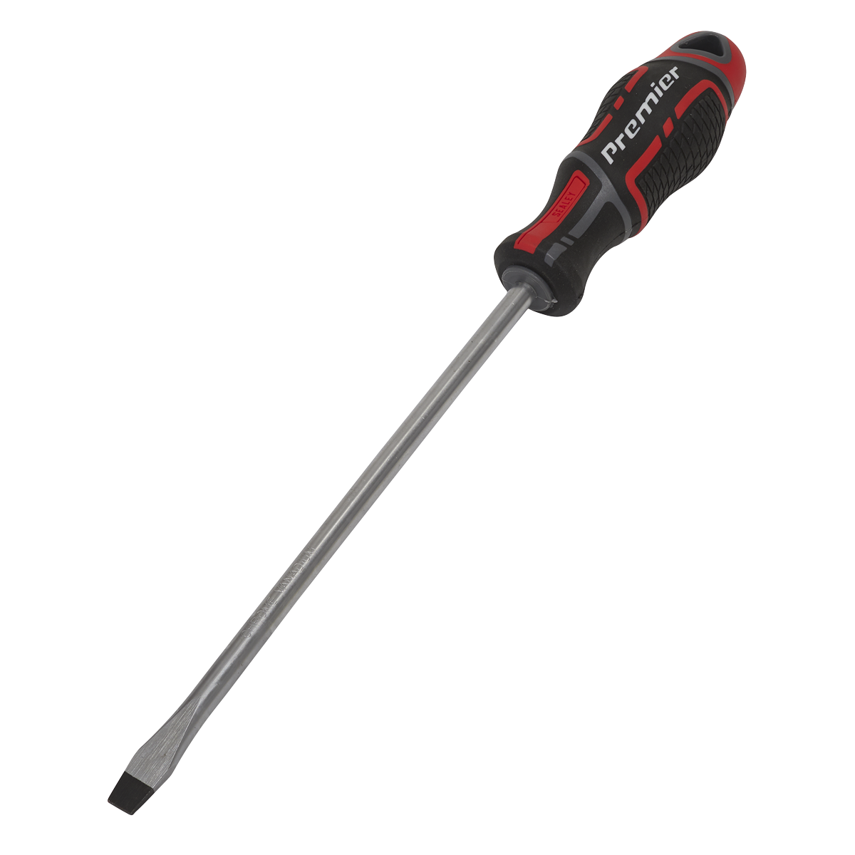 Sealey Screwdriver Slotted 8 x 200mm GripMAX®