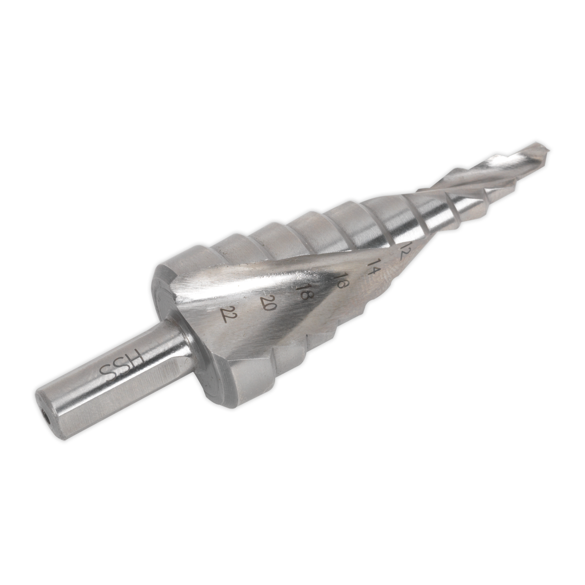 Sealey HSS 4341 Step Drill Bit 4-22mm Spiral Flute