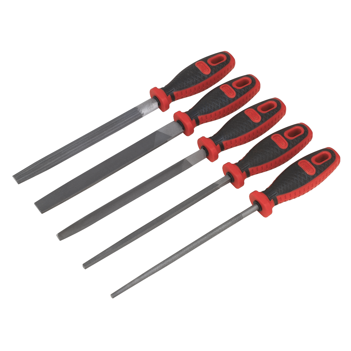 Sealey Smooth Cut Engineers File Set 5pc 200mm