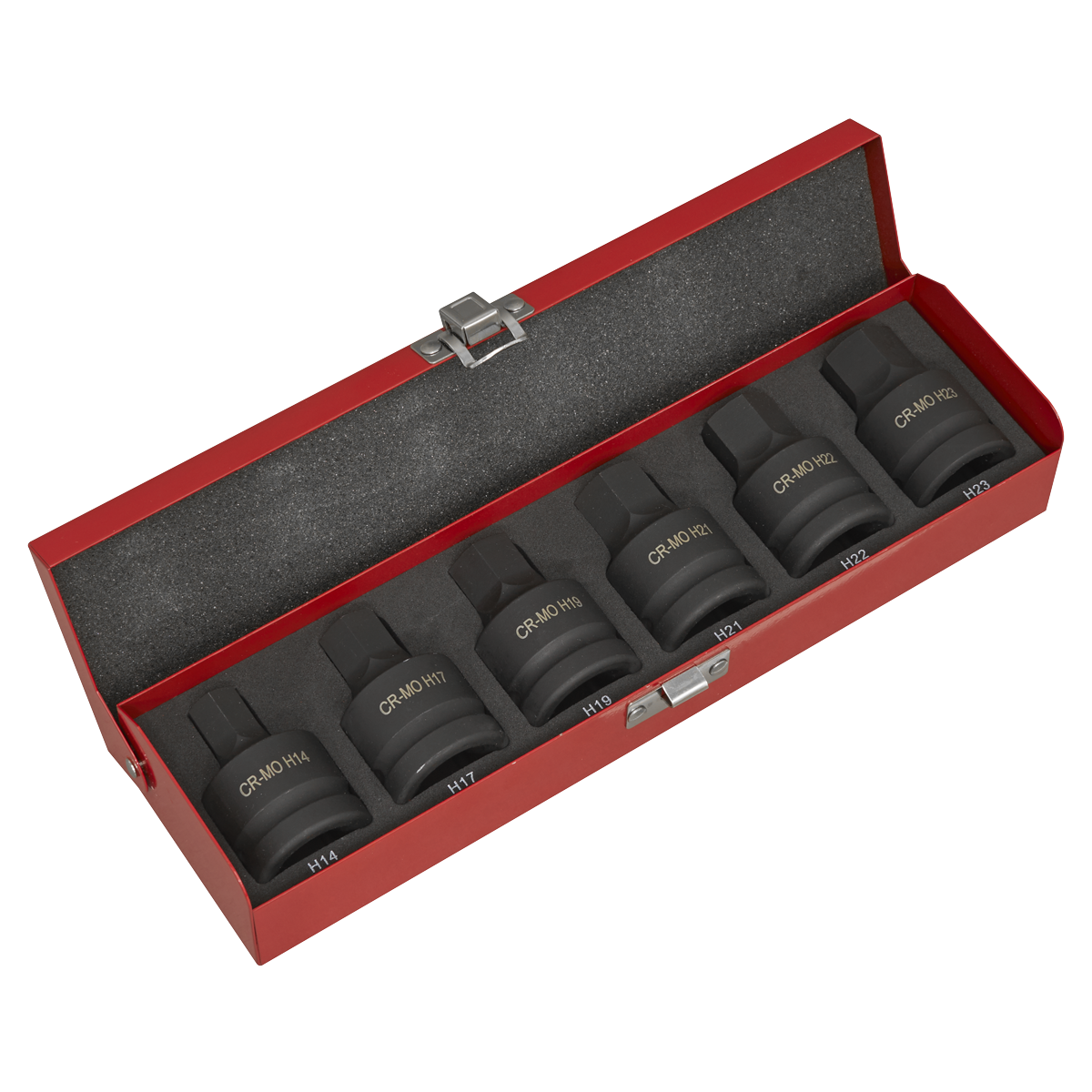 Sealey Impact Hex Socket Bit Set 6pc 3/4"Sq Drive AK6217