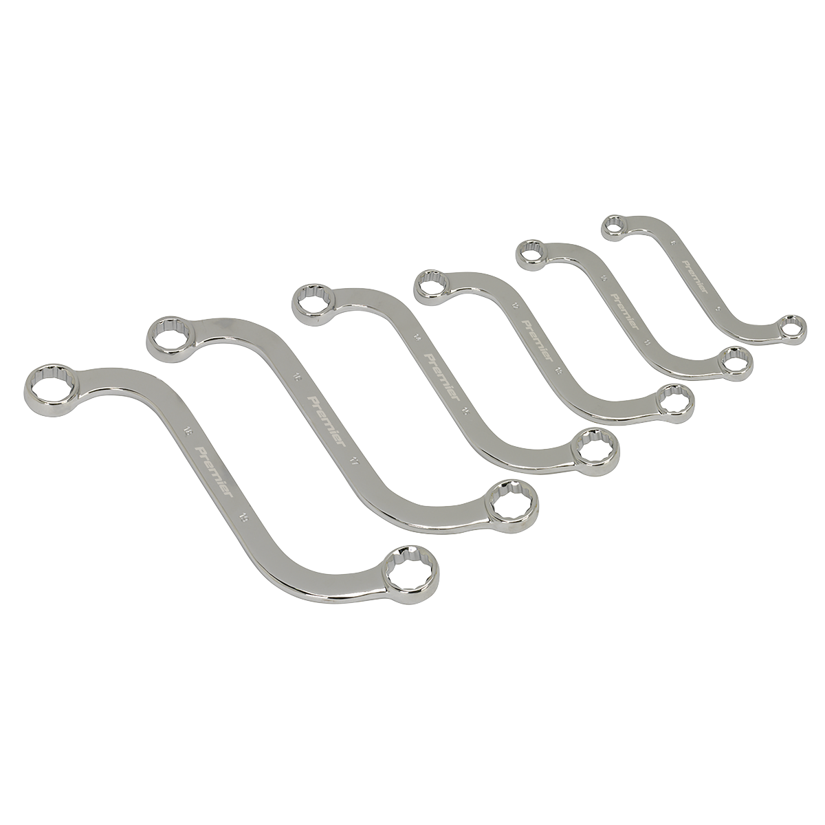 Sealey S-Spanner Set 6pc - Metric