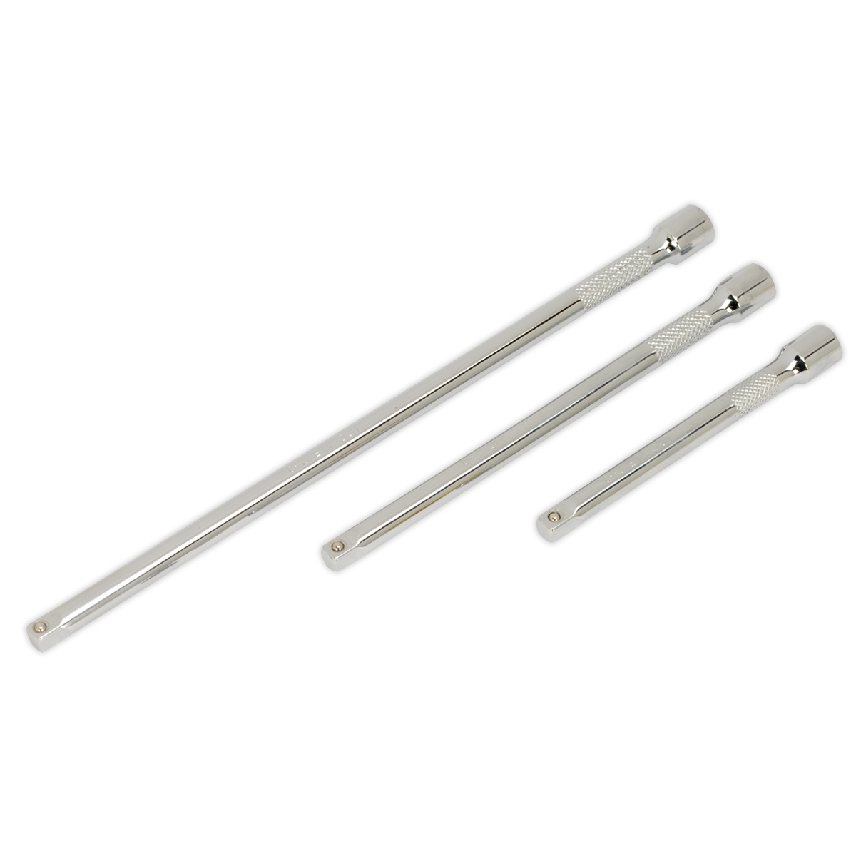 Sealey Extension Bar Set 3pc 1/4"Sq Drive AK6330