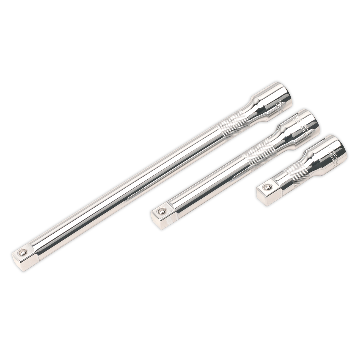 Sealey Extension Bar Set 3pc 1/2"Sq Drive AK6350