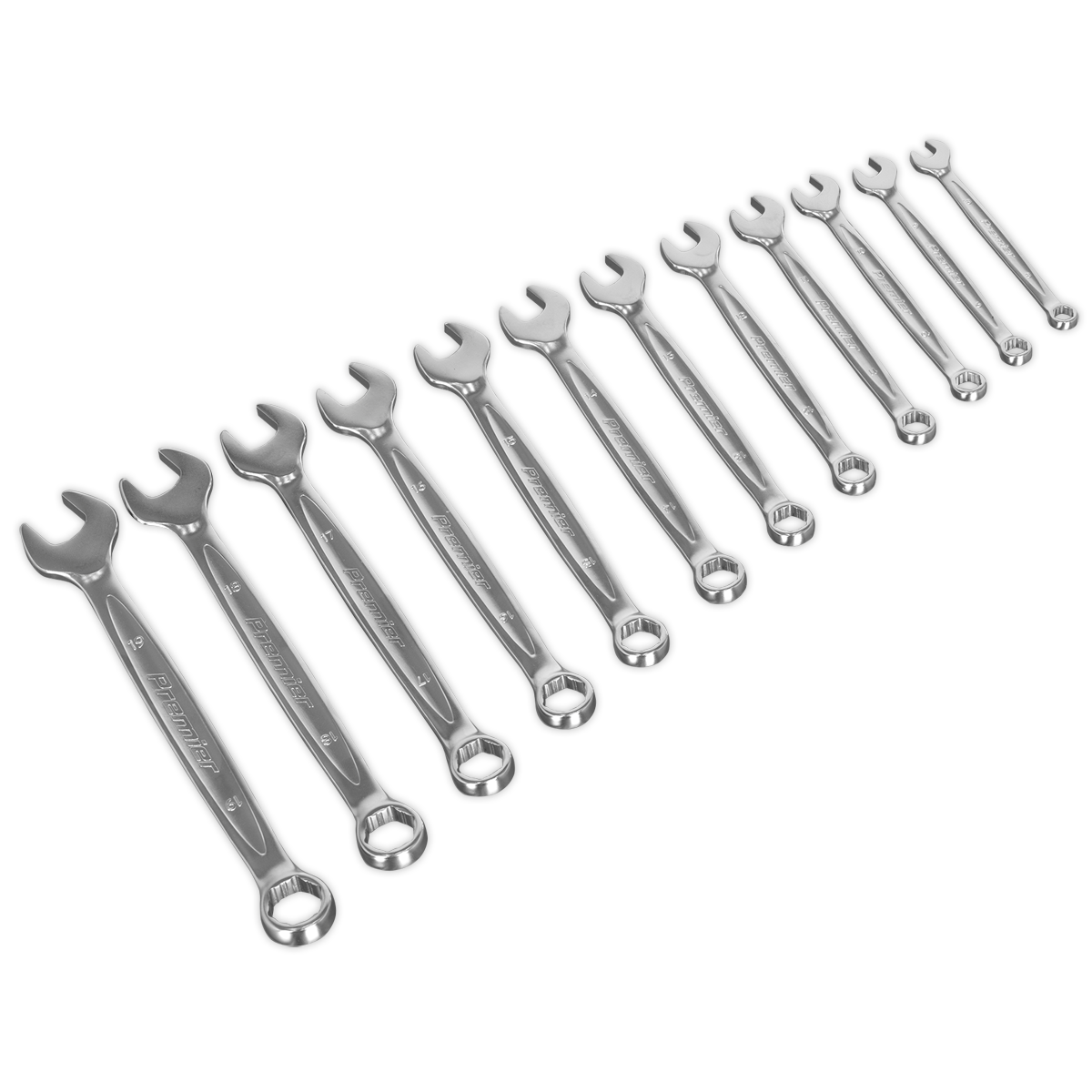 Sealey Combination Spanner Set 12pc Lock-On 6pt - Metric