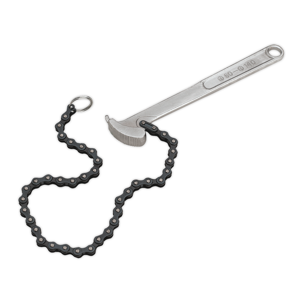 Sealey Oil Filter Chain Wrench Ø60-140mm Capacity