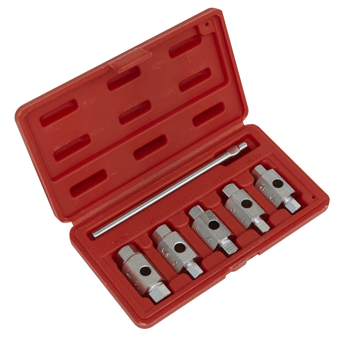 Sealey Drain Key Set 6pc Double End