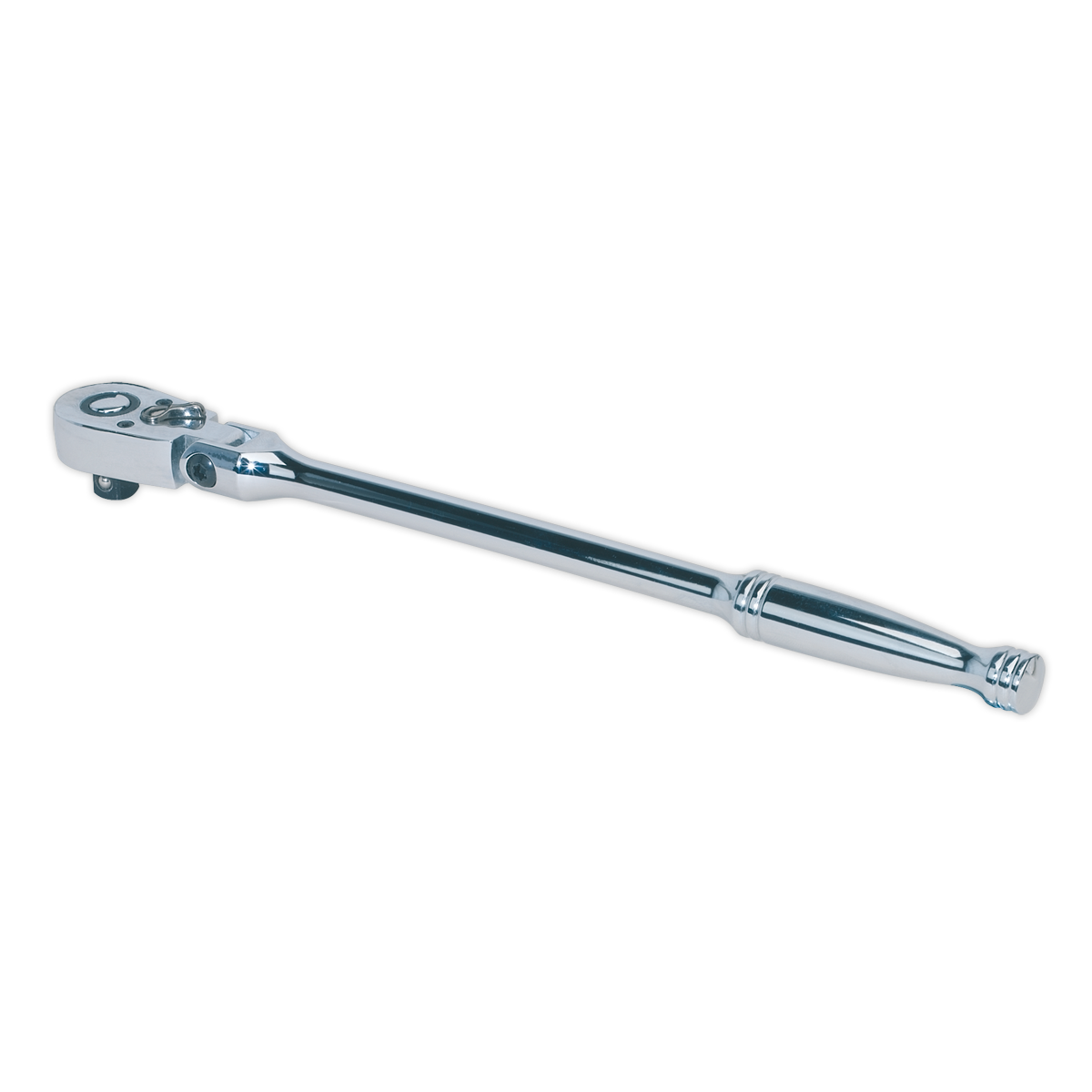 Sealey Ratchet Wrench Flexi-Head 300mm 3/8"Sq Drive Pear-Head Flip Reverse