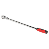 Sealey Ratchet Wrench Flexi-Head Extra-Long 600mm 1/2"Sq Drive