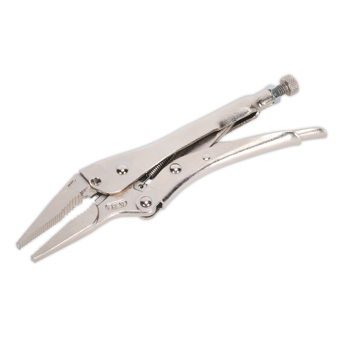 Sealey Locking Pliers Long Nose 210mm 0-60mm Capacity