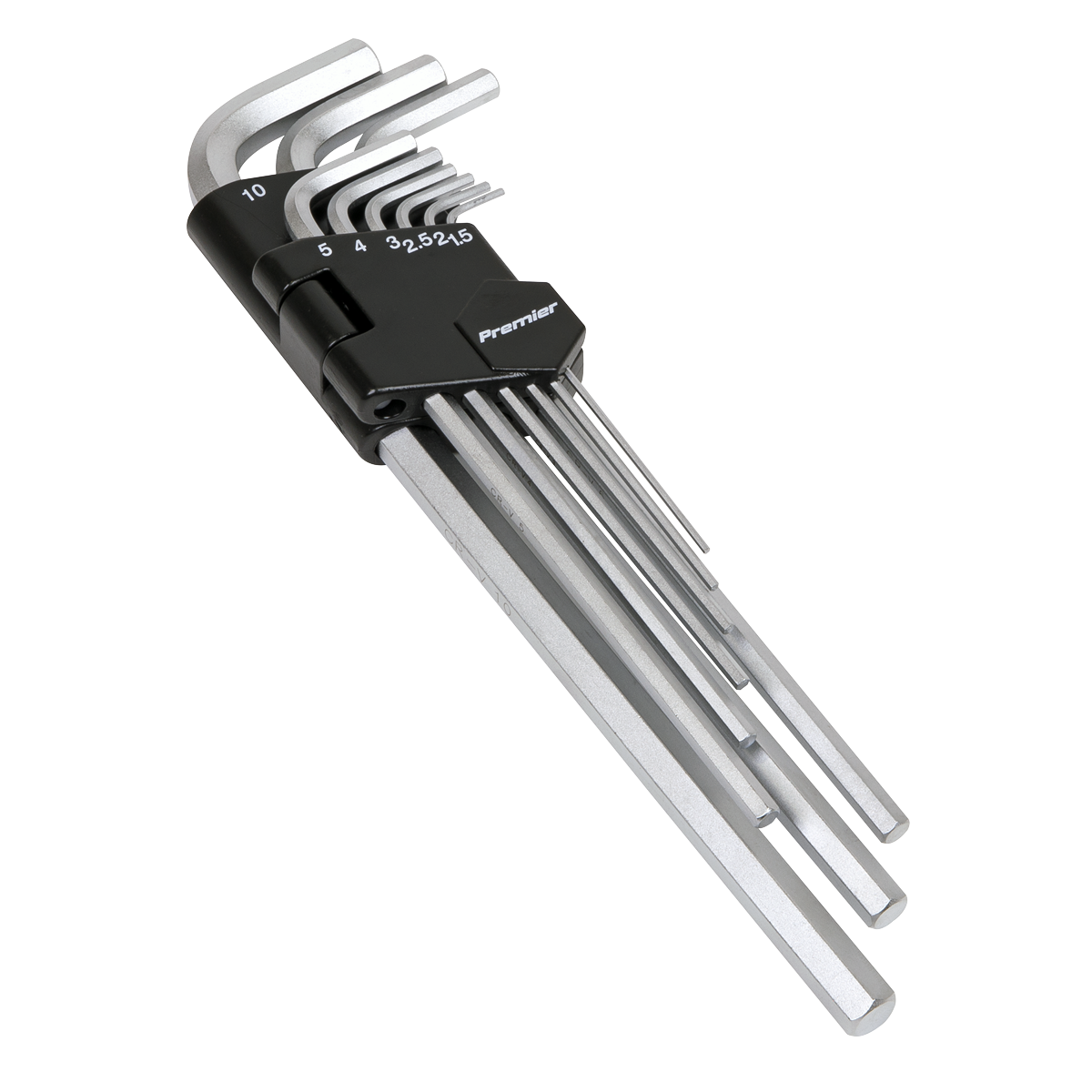 Sealey Hex Key Set 9pc Extra-Long Metric AK7137