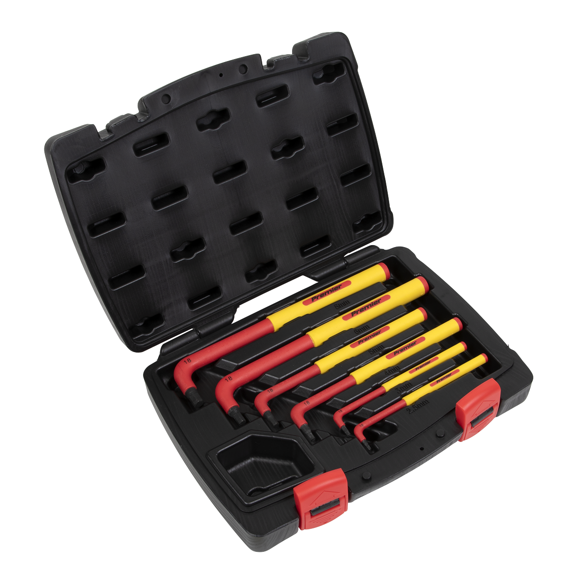 Sealey Hex Key Set 6pc Extra-Long VDE