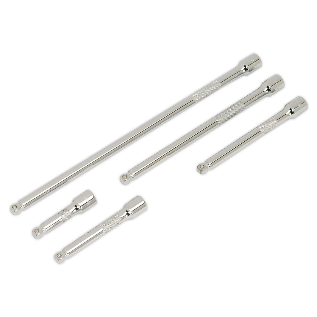 Sealey Wobble Extension Bar Set 5pc 1/4"Sq Drive