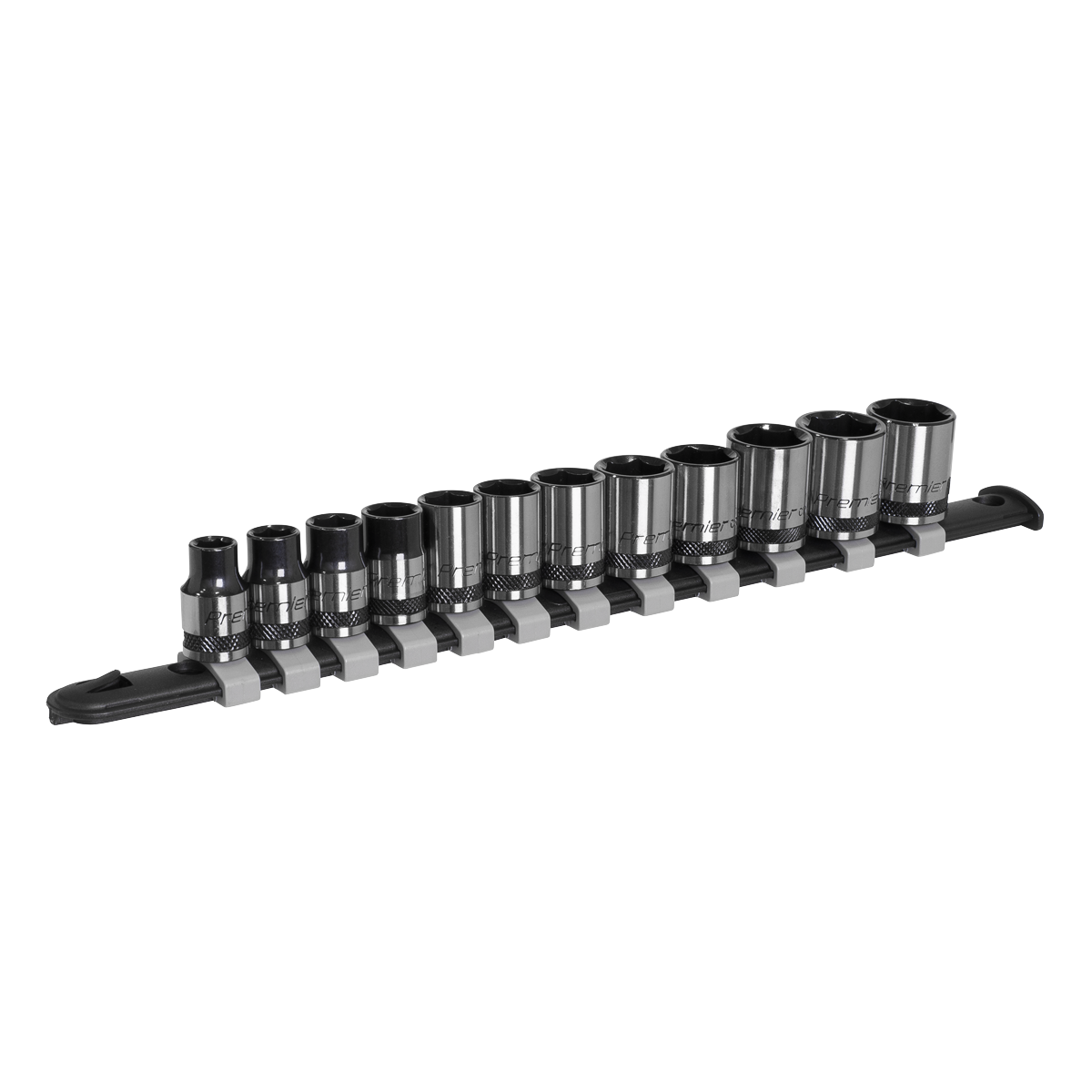 Sealey Socket Set 12pc 3/8"Sq Drive Metric - Black Series