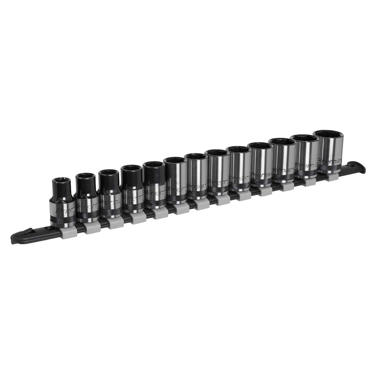 Sealey Socket Set 13pc 1/2"Sq Drive Metric - Black Series