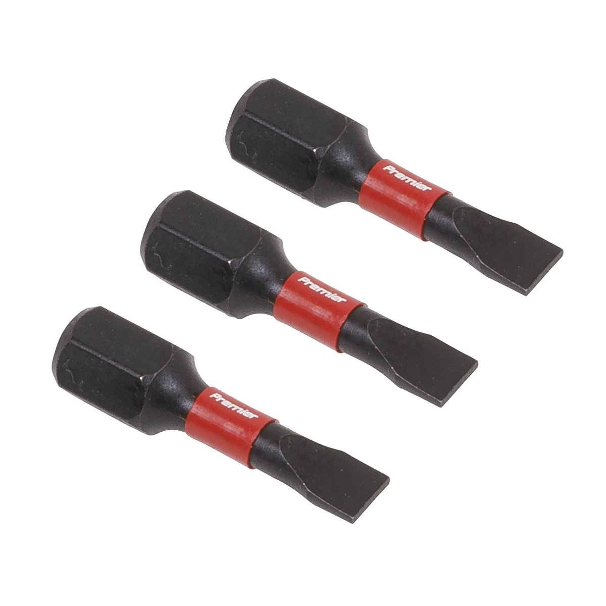 Sealey Slotted 4.5mm Impact Power Tool Bits 25mm - 3pc