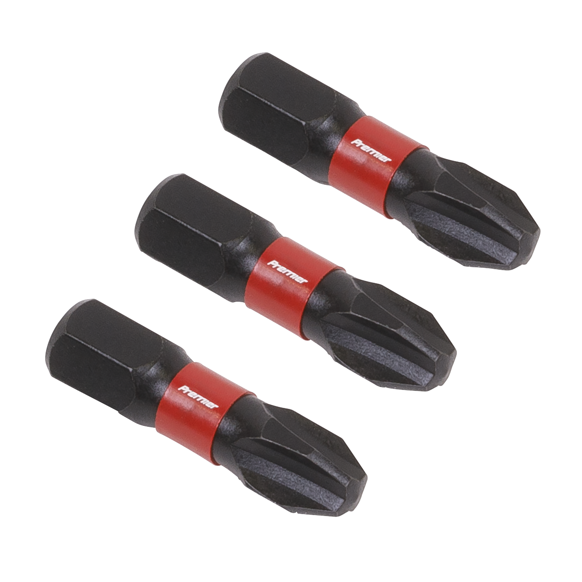 Sealey Phillips #3 Impact Power Tool Bits 25mm - 3pc