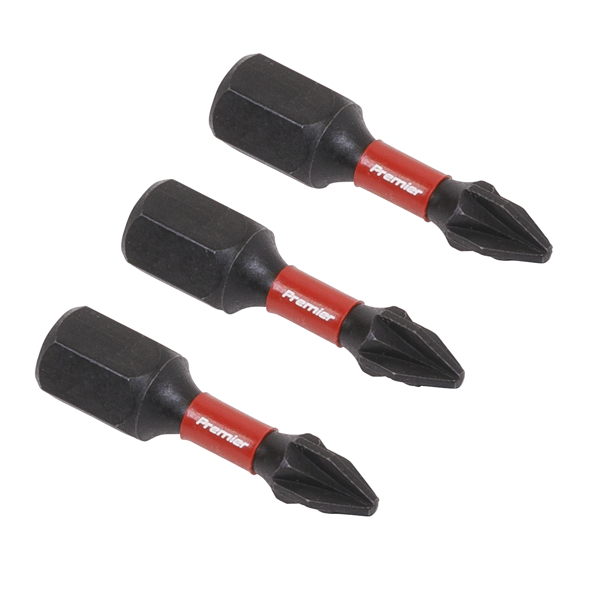 Sealey Pozi #1 Impact Power Tool Bits 25mm - 3pc