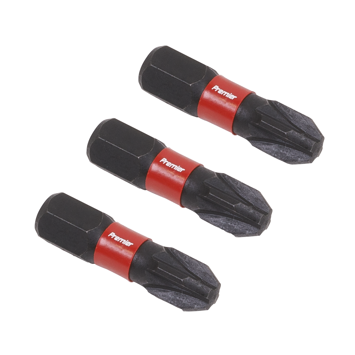 Sealey Pozi #3 Impact Power Tool Bits 25mm - 3pc