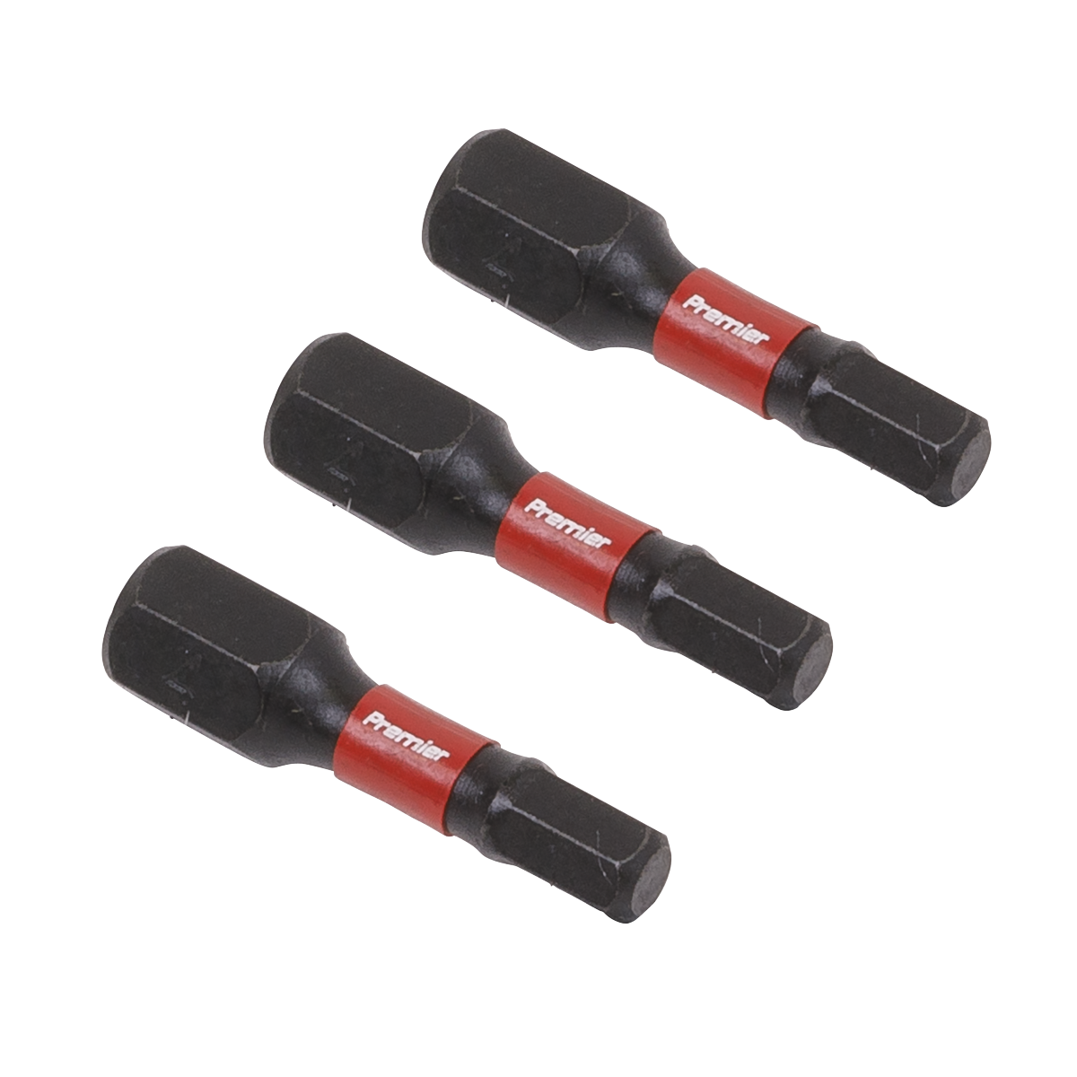 Sealey Hex 4mm Impact Power Tool Bits 25mm - 3pc