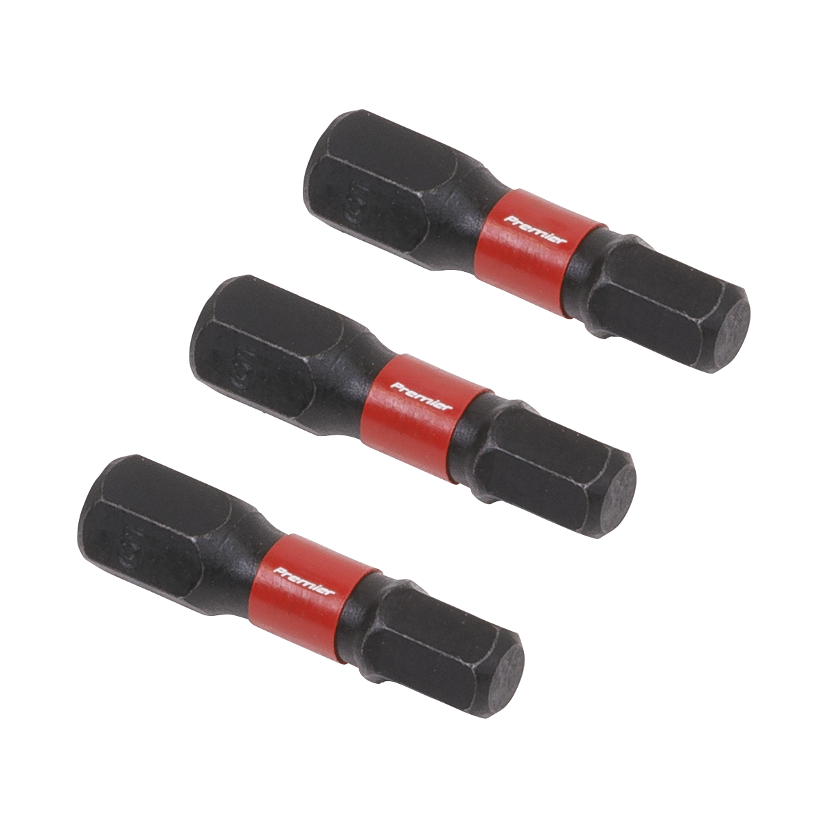 Sealey Hex 5mm Impact Power Tool Bits 25mm - 3pc