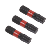 Sealey TRX-Star* T40 Impact Power Tool Bits 25mm - 3pc