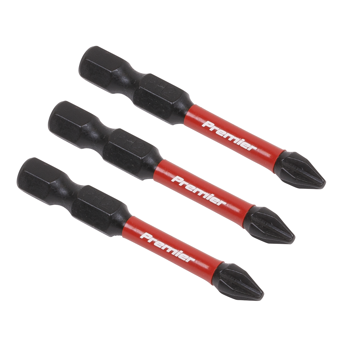 Sealey Phillips #2 Impact Power Tool Bits 50mm - 3pc