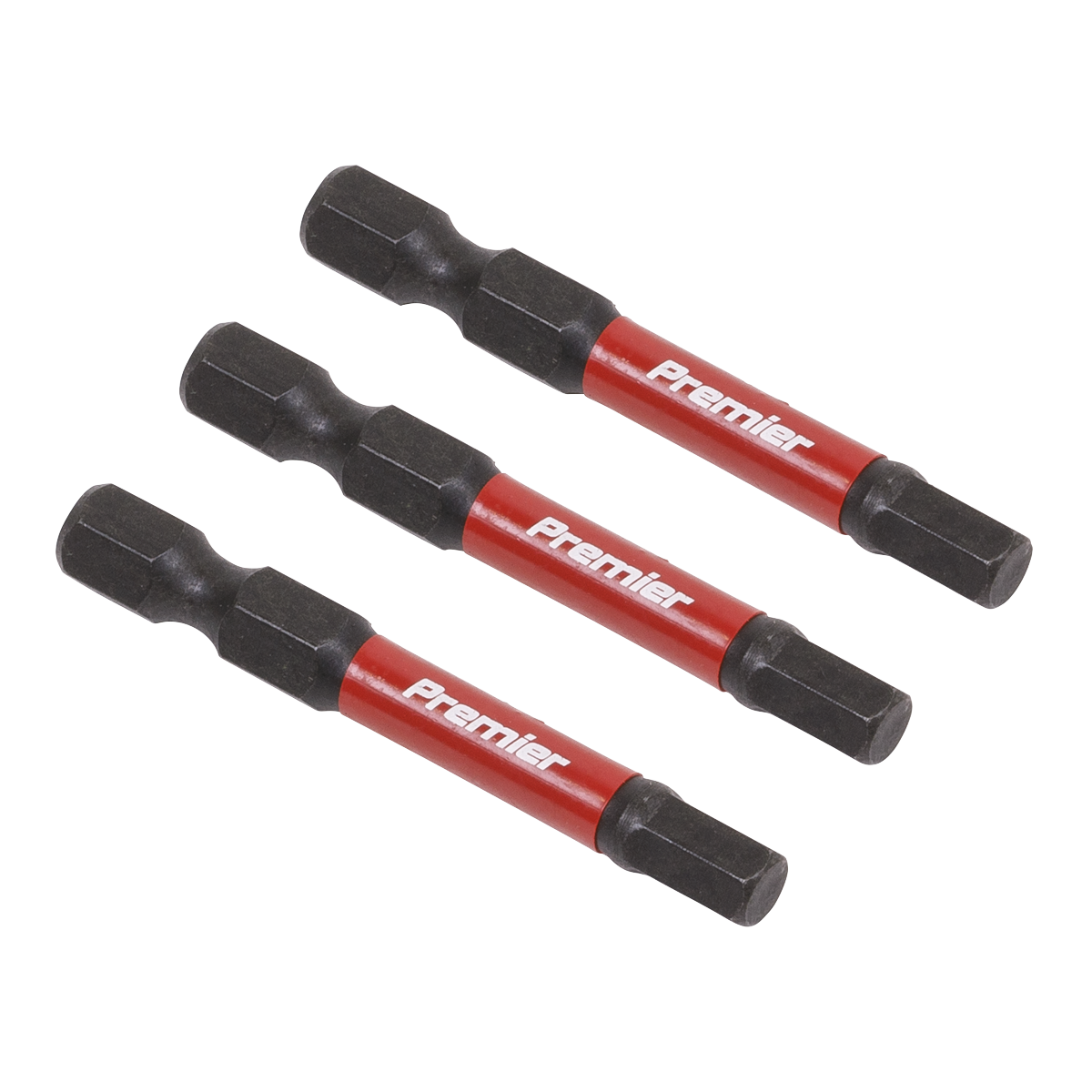 Sealey Hex 5mm Impact Power Tool Bits 50mm - 3pc