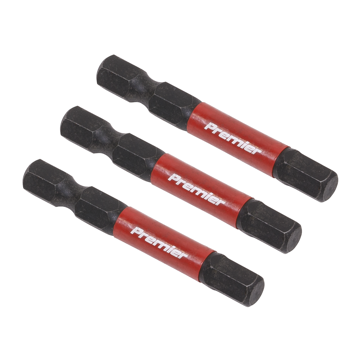 Sealey Hex 6mm Impact Power Tool Bits 50mm - 3pc