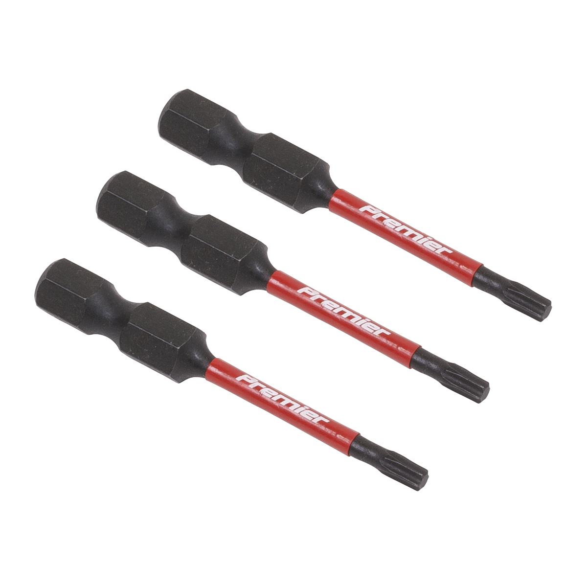 Sealey TRX-Star* T10 Impact Power Tool Bits 50mm - 3pc