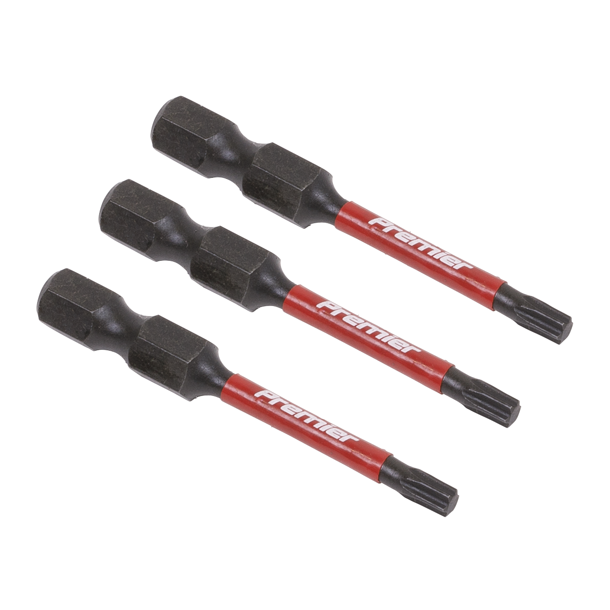 Sealey TRX-Star* T15 Impact Power Tool Bits 50mm - 3pc