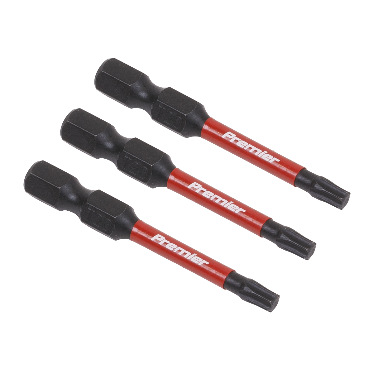 Sealey TRX-Star* T20 Impact Power Tool Bits 50mm - 3pc