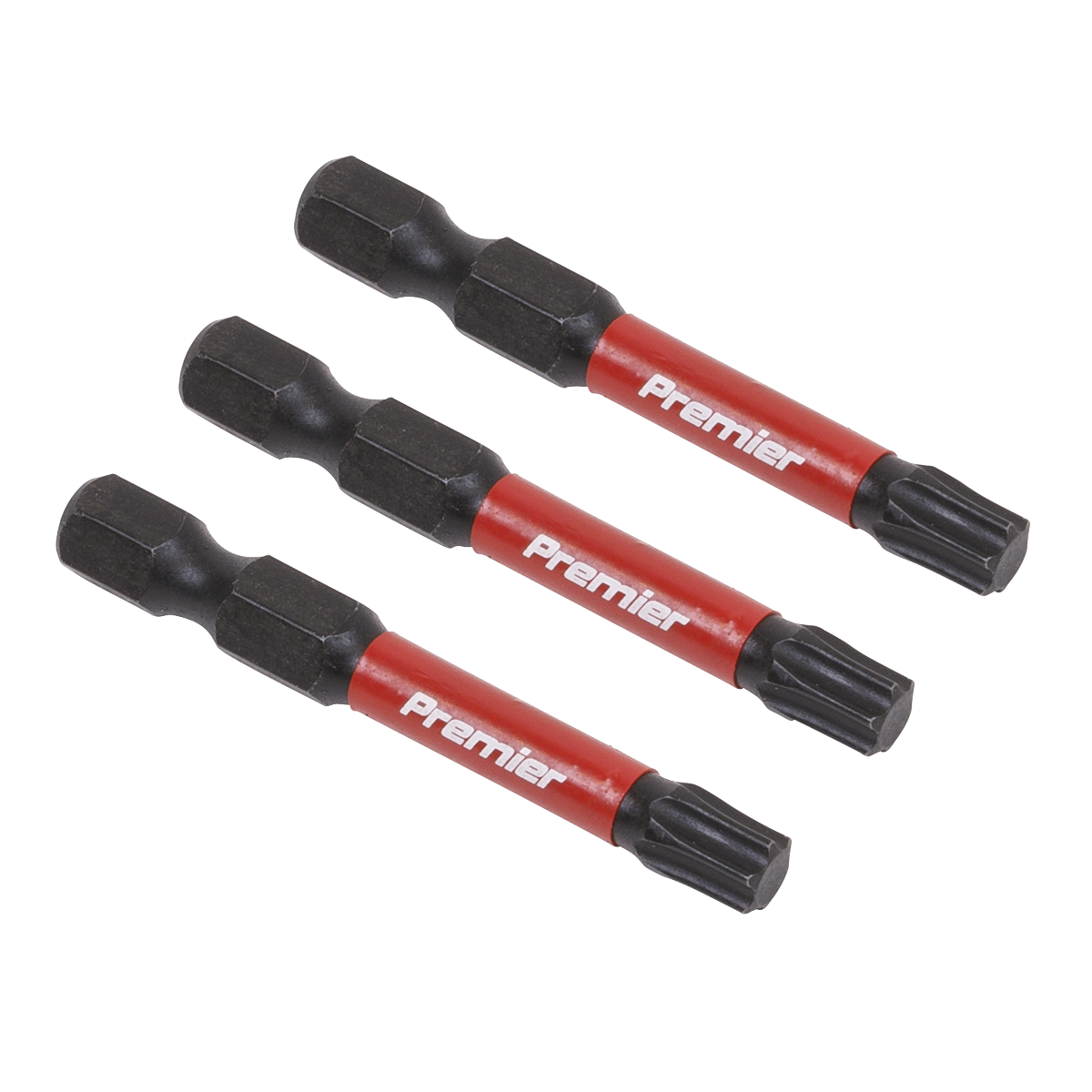 Sealey TRX-Star* T30 Impact Power Tool Bits 50mm - 3pc