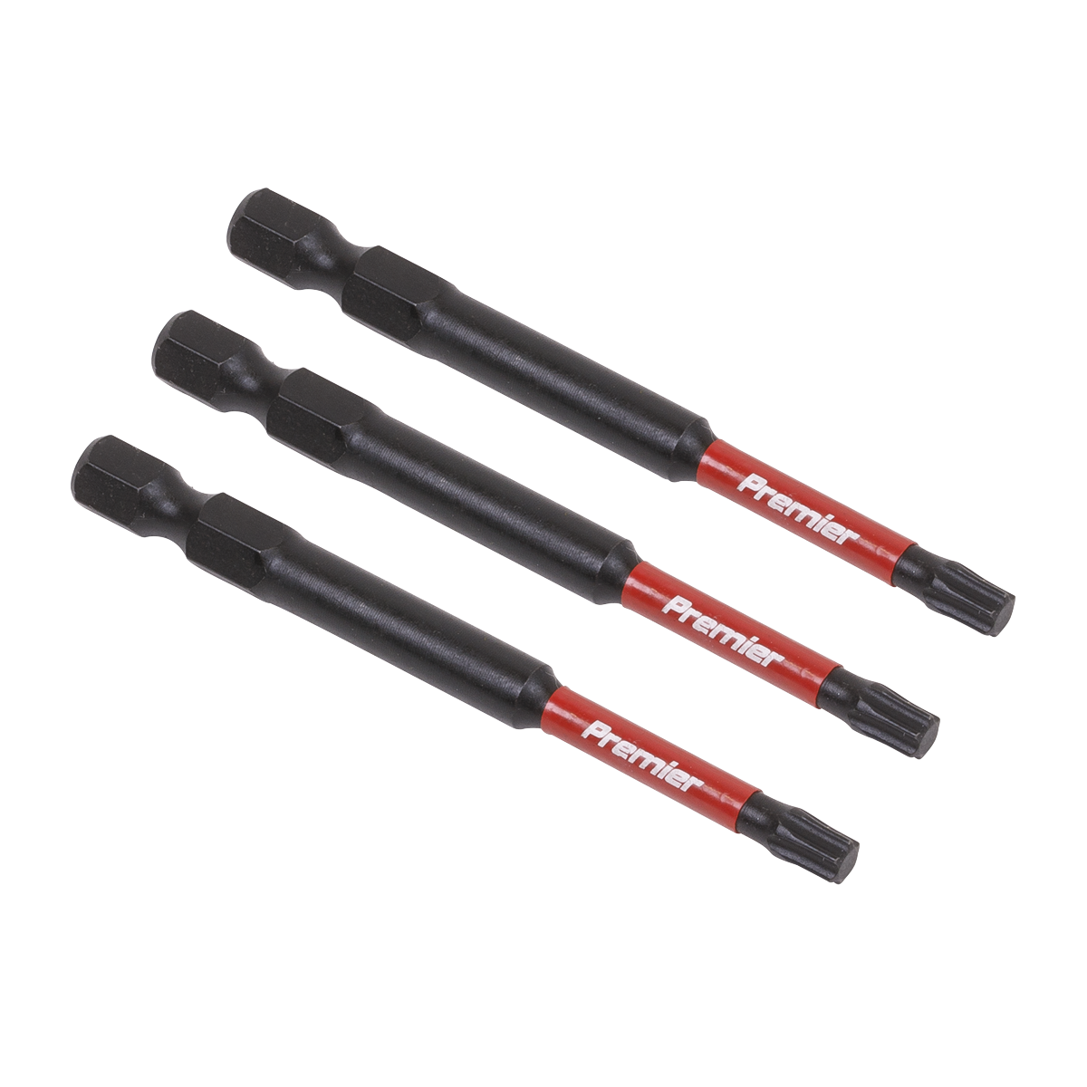 Sealey TRX-Star* T25 Impact Power Tool Bits 75mm - 3pc