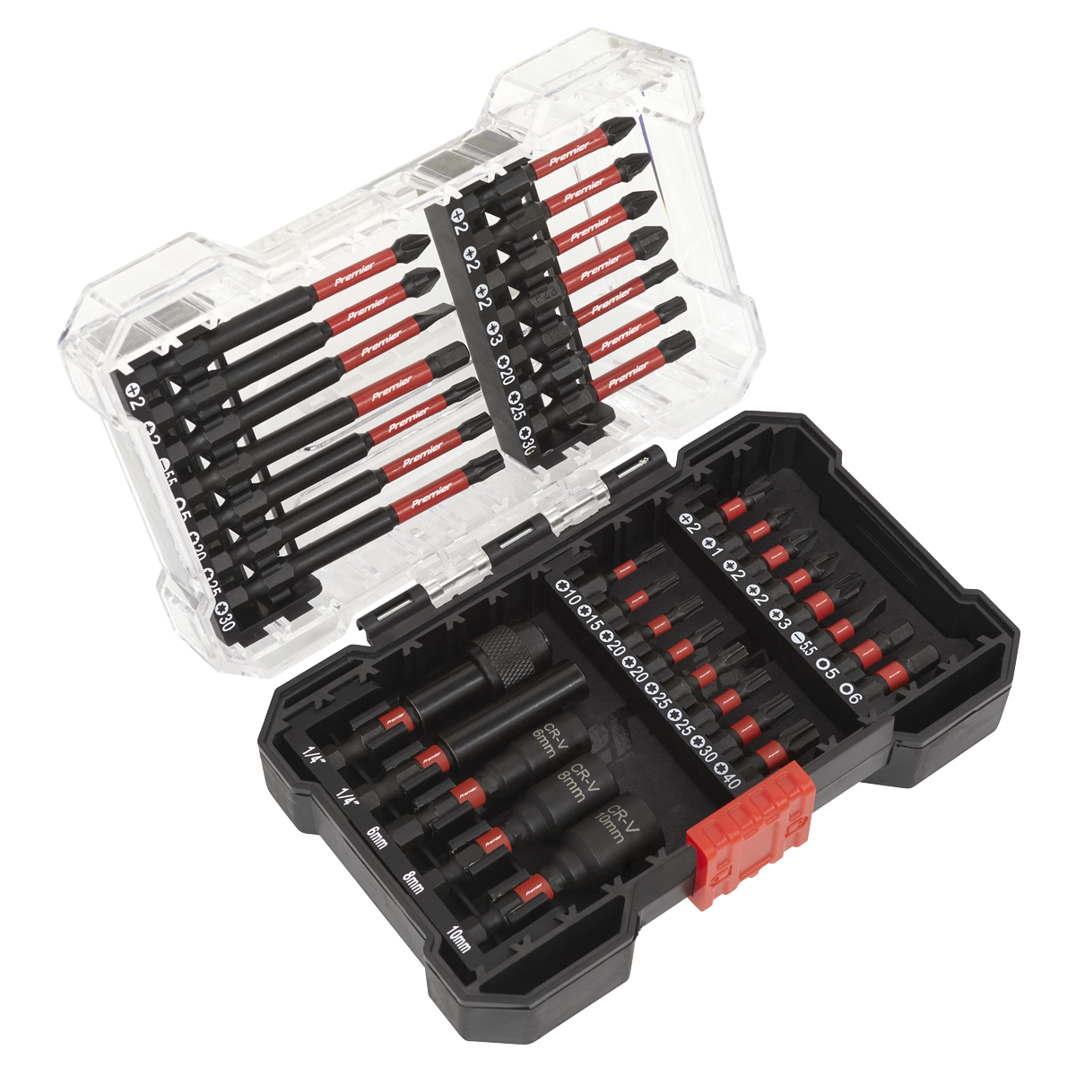 Sealey Power Tool Bit Set 35pc Impact Grade AK8283