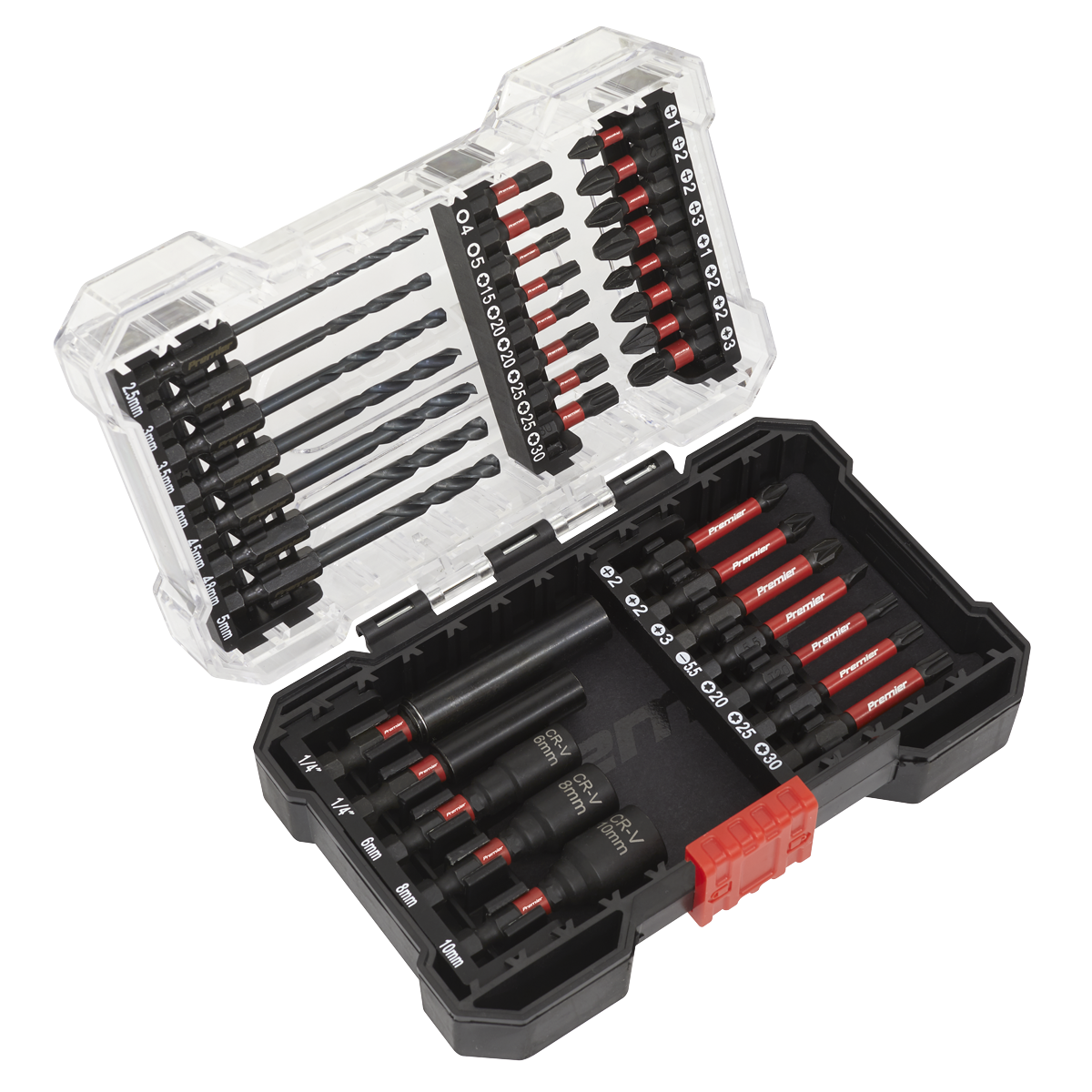 Sealey Power Tool Bit Set 35pc Impact Grade AK8284